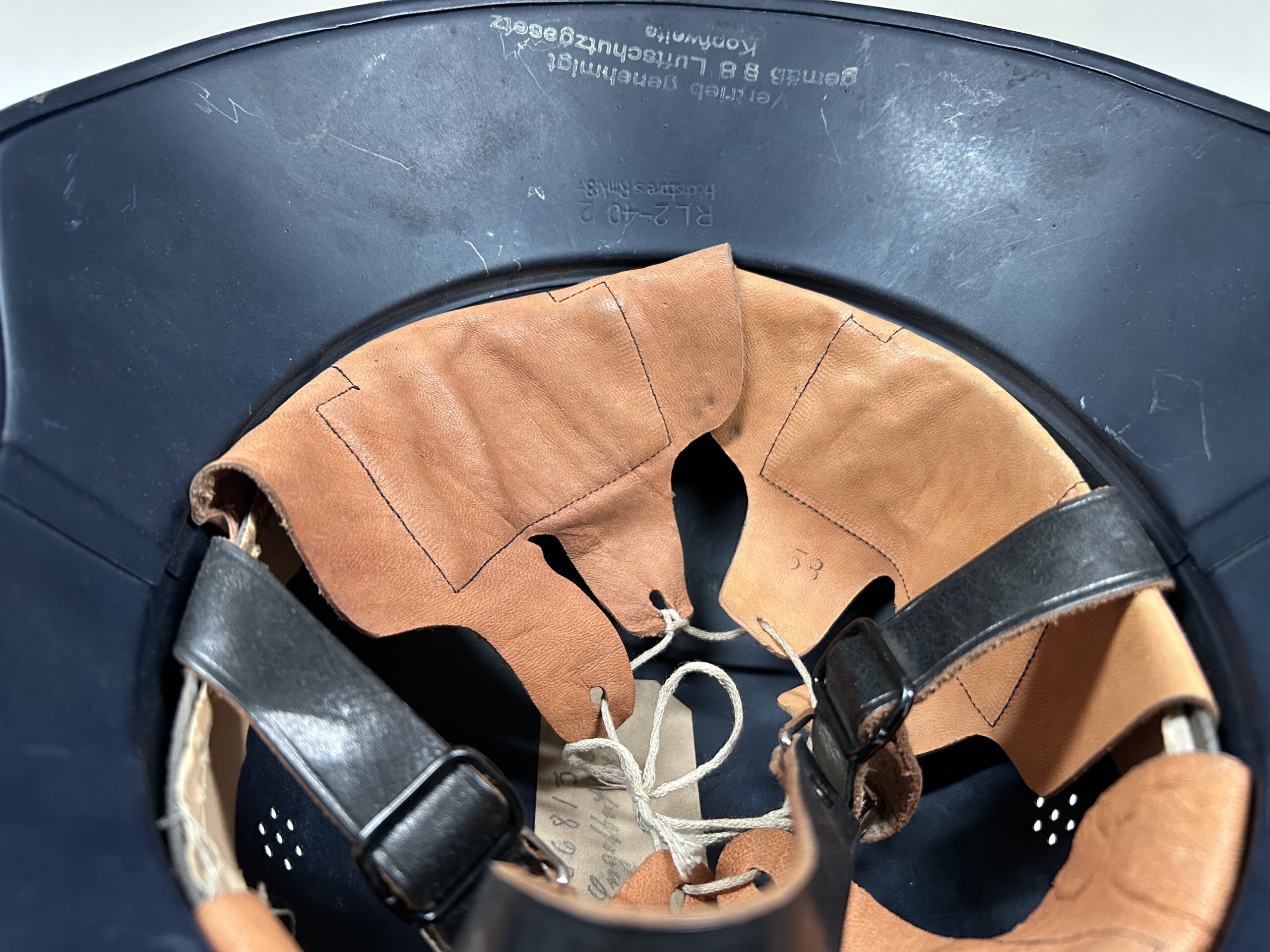 MINTY Complete M38 Luftschutz ‘Gladiator’ Helmet - (Named) - Image 10