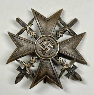 Spanish Cross (Spanienkreuz) w/ Swords in Bronze - (Paul Meybauer)