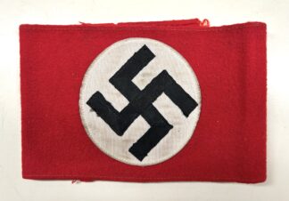 Early Wool NSDAP Armband - (Uniform Removed)