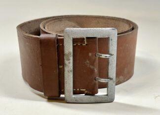 Brown Leather Wehrmacht Officer “Double-Claw” Belt
