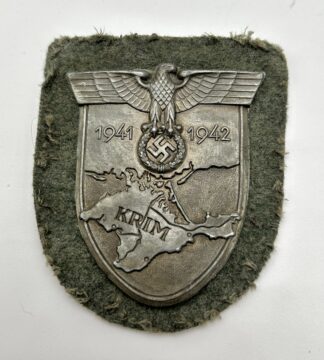 Uniform Removed Heer (Army) ‘Krim’ Shield - (Friedrich Orth)