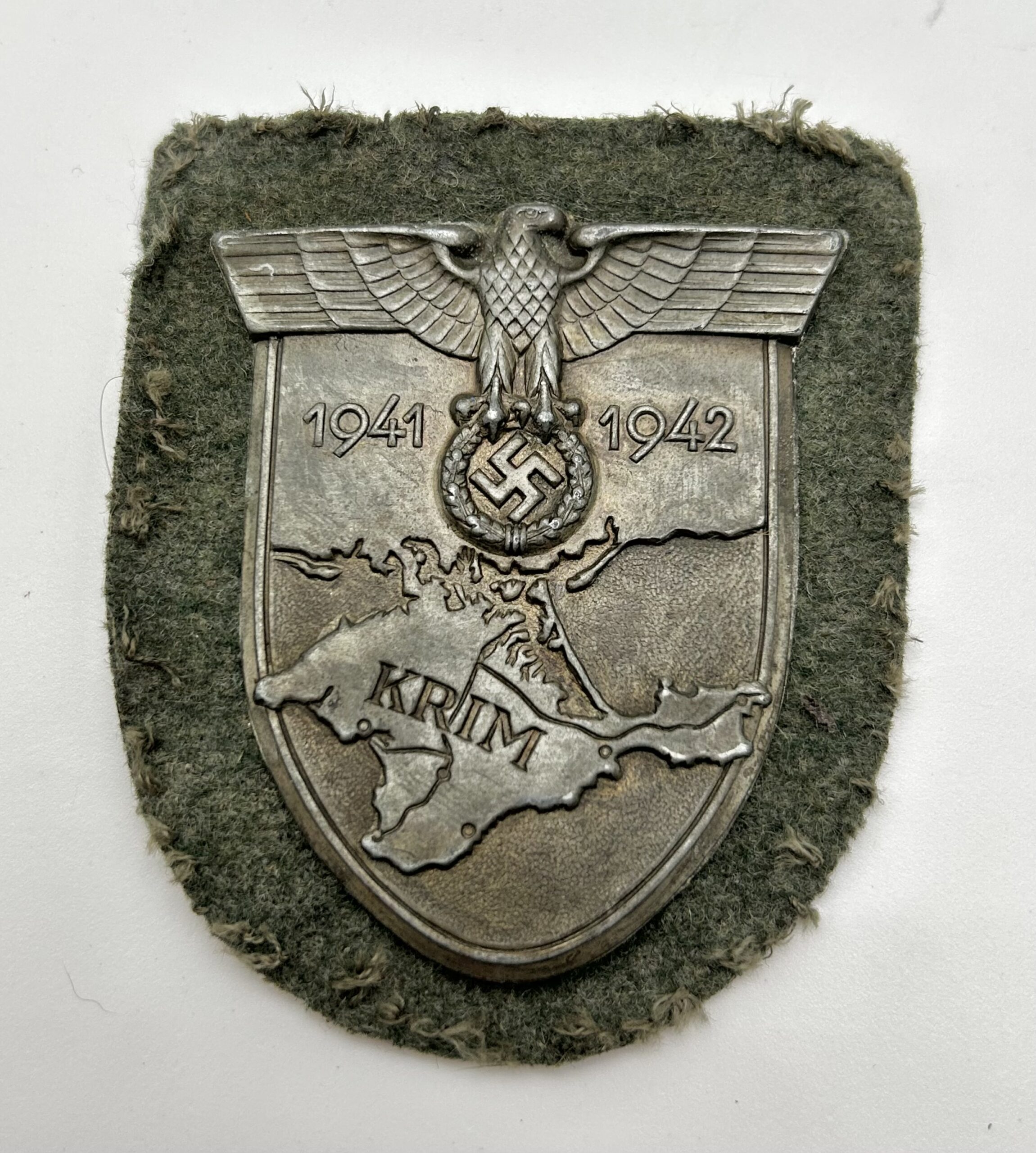 Uniform Removed Heer (Army) ‘Krim’ Shield - (Friedrich Orth)