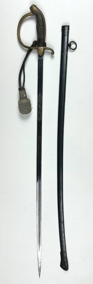 Imperial German WWI Bavarian Calvary Officer Sword w/ Etched Blade