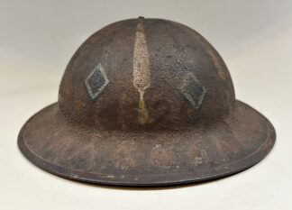 WWI U.S. Army M1917 Combat Helmet - (35th Infantry Division, 140th Infantry Regiment)
