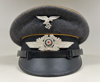 Early Luftwaffe EM/NCO Flight Unit Marked Visor - (Robert Lubstein ‘Erel’ 1936)