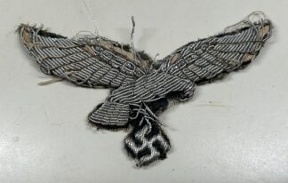 Luftwaffe Officer Bullion Breast Eagle - (Uniform Removed)