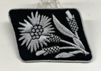 VERY RARE Waffen-SS 22nd Cavalry Division "Maria Theresia" Officer Collar Tab