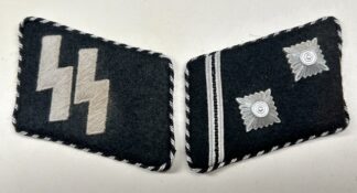 VERY RARE SS-VT Enlisted Collar Tab Set - (Uniform Removed)