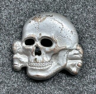 RARE Early SS Cap Skull (Totenkopf) in CuPal - (‘499/41’ - C.F. Zimmermann)