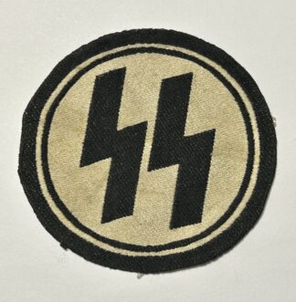 Waffen-SS Sport Shirt Roundel Patch - (Period Worn)