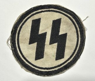 Waffen-SS Sport Shirt Roundel Patch - (Period Worn)