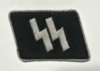 Waffen-SS Officer Collar Tab in Bullion - (MINT)