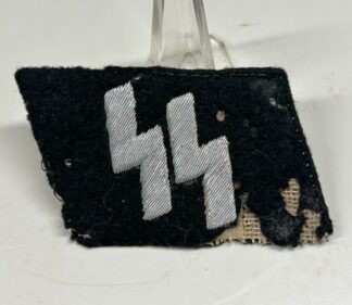 Waffen-SS Bullion Collar Tab for NCO – (Uniform Removed)