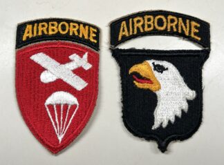 WWII U.S. Army 101st Airborne Division Shoulder Patch Set