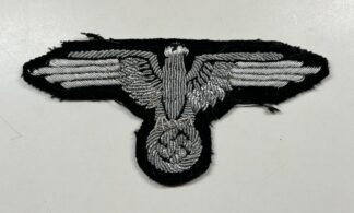 Waffen-SS Officer Bullion Sleeve Eagle – (Uniform Removed)