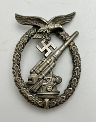 Early Luftwaffe FLAK Badge - (C.E. Juncker)