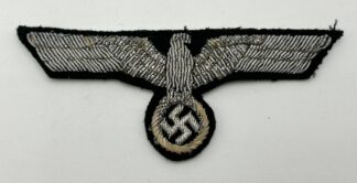 Heer (Army) Officer’s Bullion Breast Eagle – (Uniform Removed)