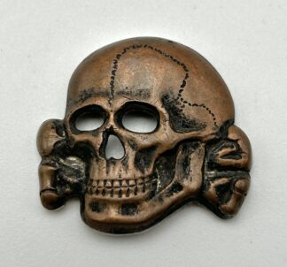 SS Visor Cap Skull “Totenkopf” - (‘499/41’ C.F. Zimmermann)