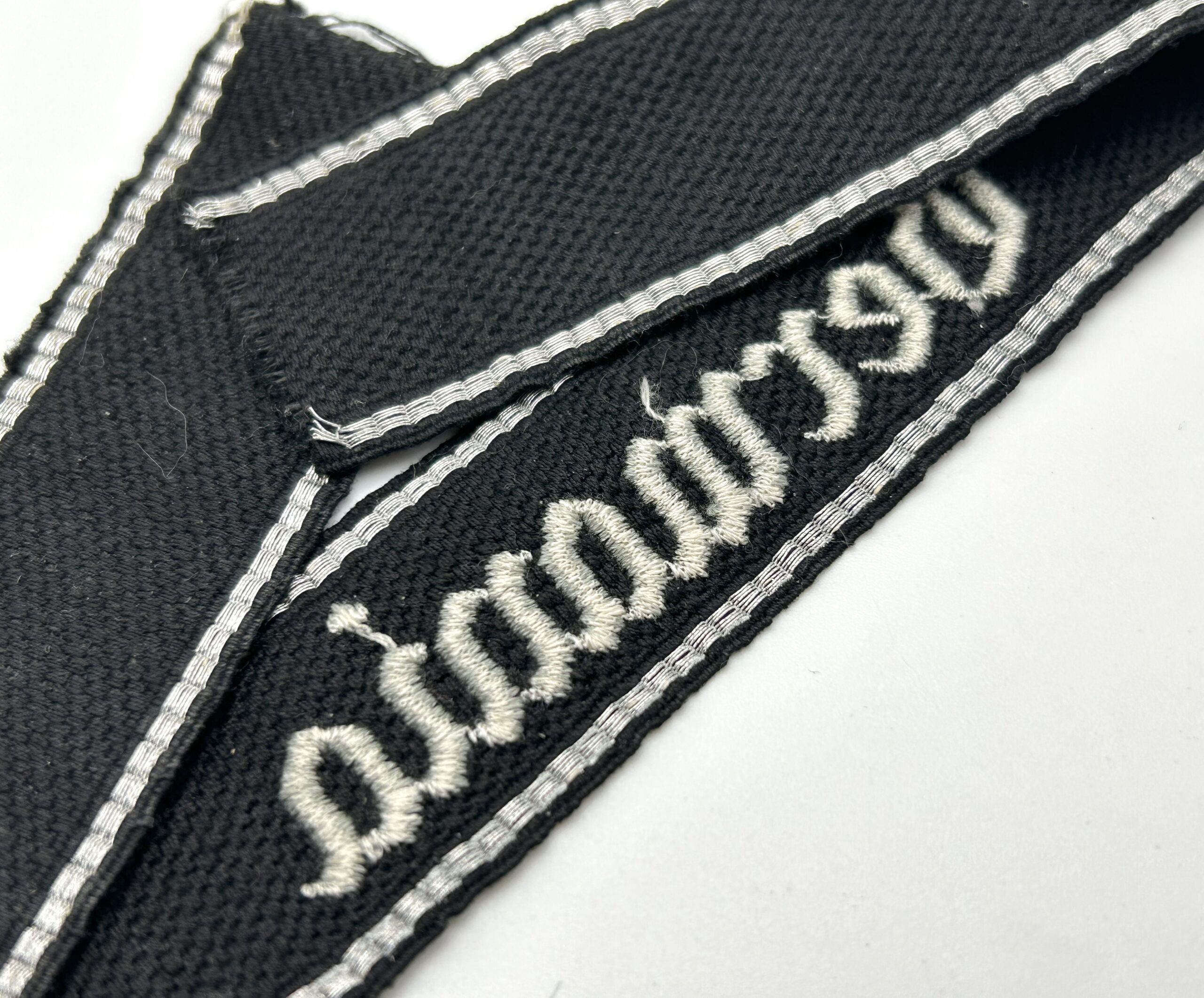 Waffen-SS RZM Pattern EM/NCO ‘Germania’ Cufftitle - (Uniform Removed) - Image 3