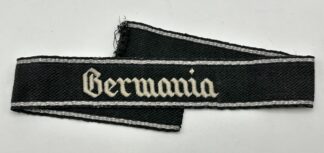 Waffen-SS RZM Pattern EM/NCO ‘Germania’ Cufftitle - (Uniform Removed)