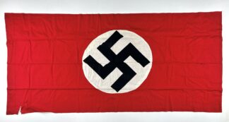Large NSDAP Banner w/ Pole Rod Sleeve