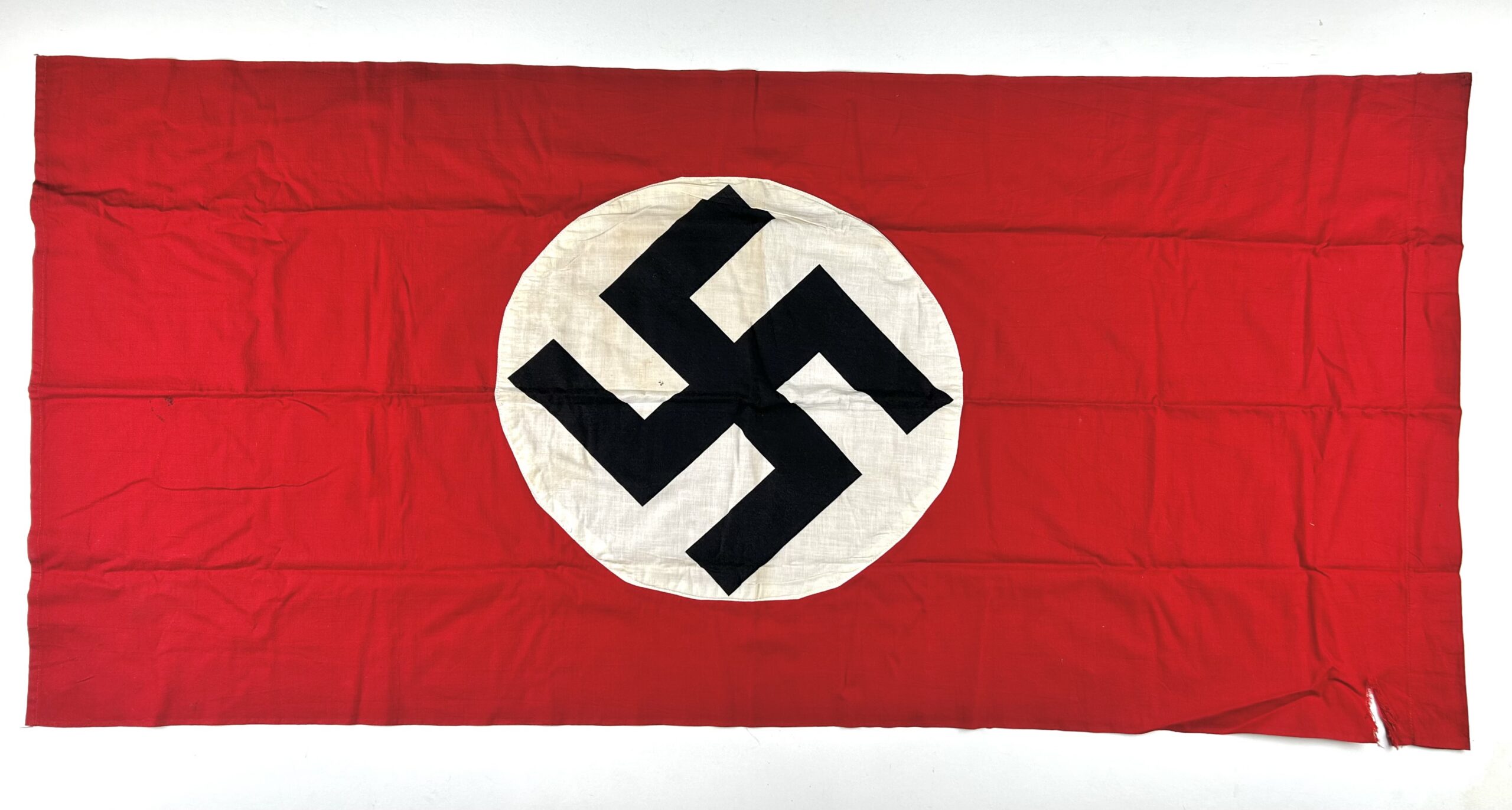 Large NSDAP Banner w/ Pole Rod Sleeve - Image 6