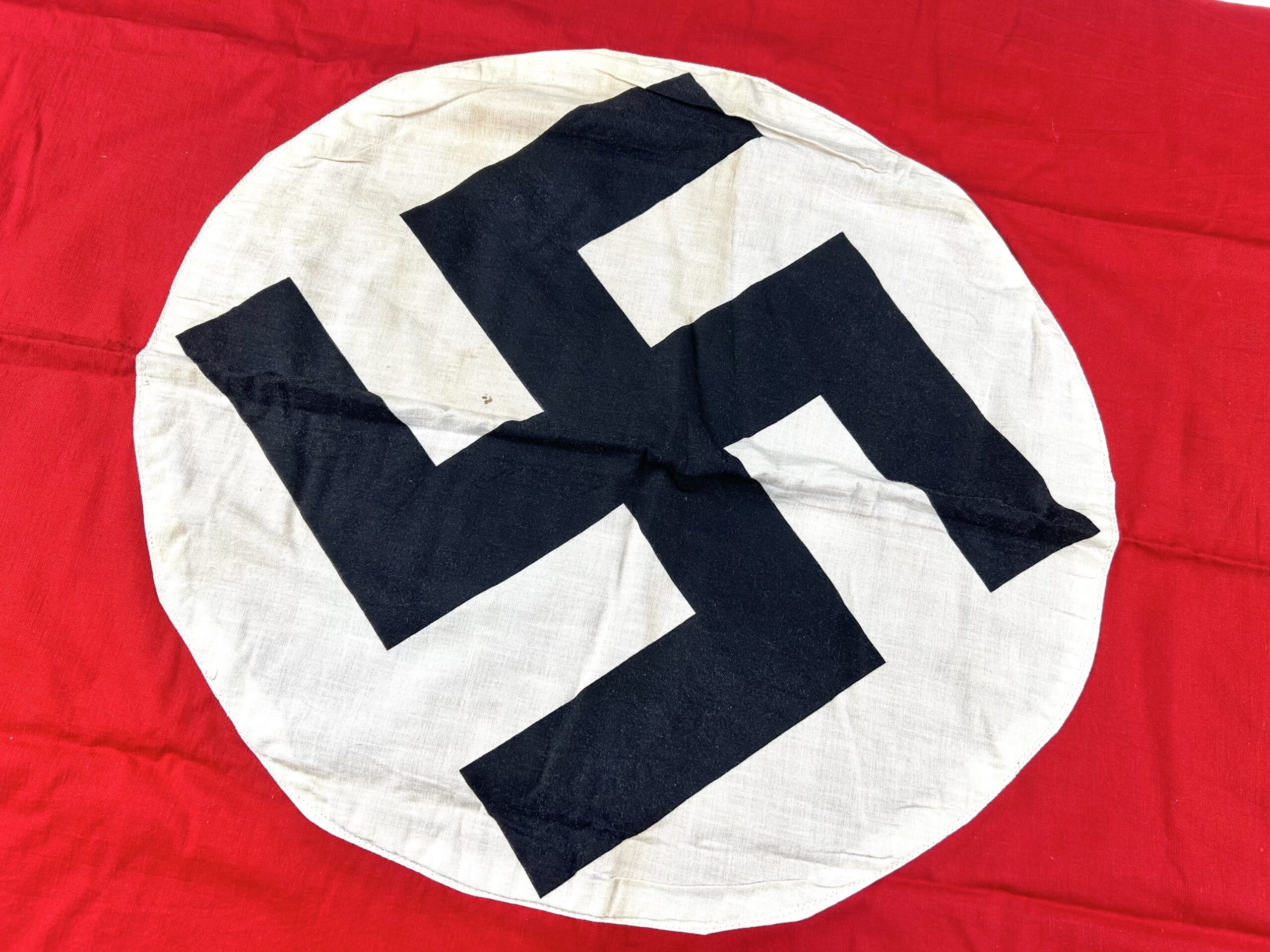 Large NSDAP Banner w/ Pole Rod Sleeve - Image 7