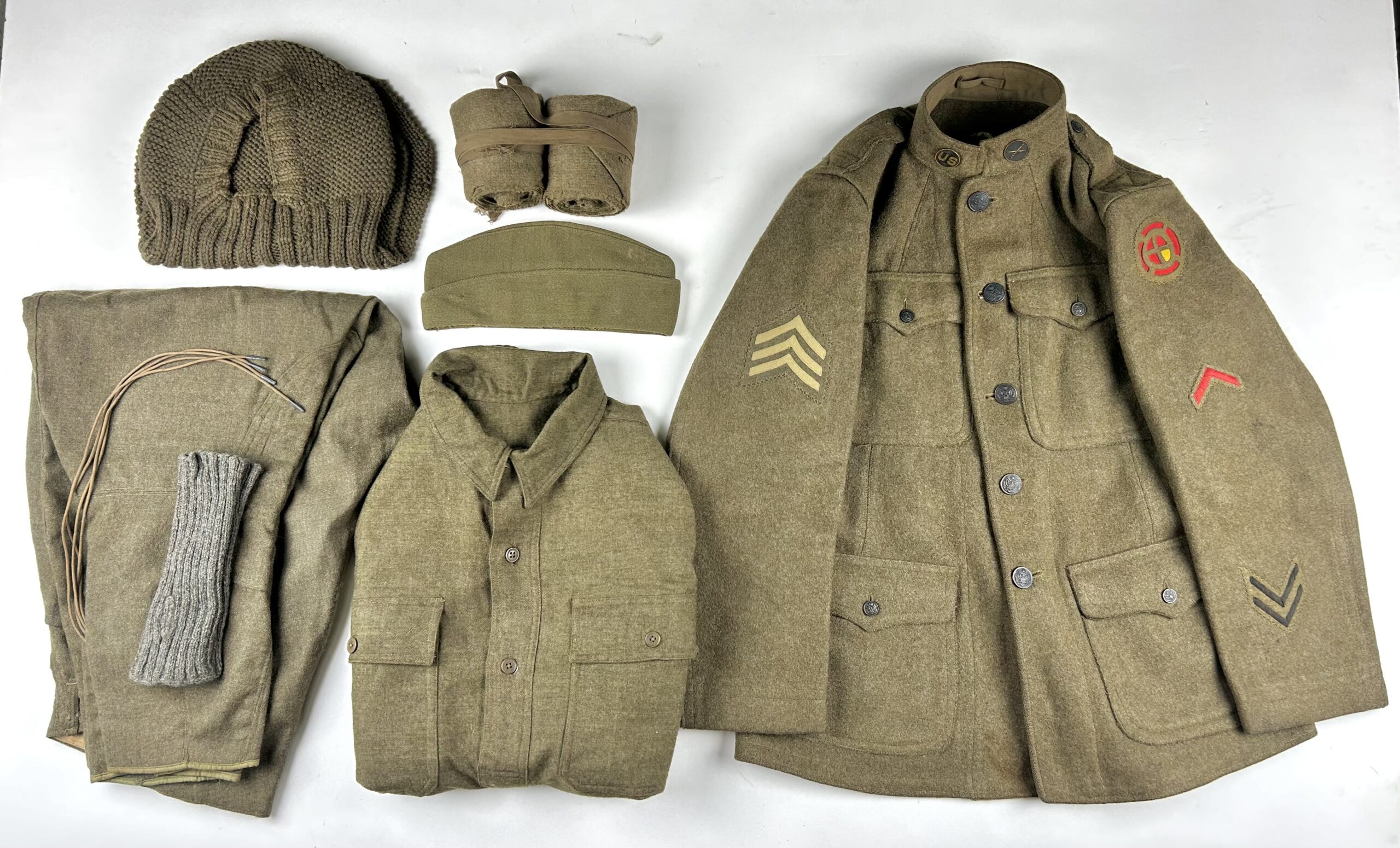 Identified U.S. Army WWI Grouping to 35th Infantry Division, 129th Field Artillery Battalion Soldier - Image 20