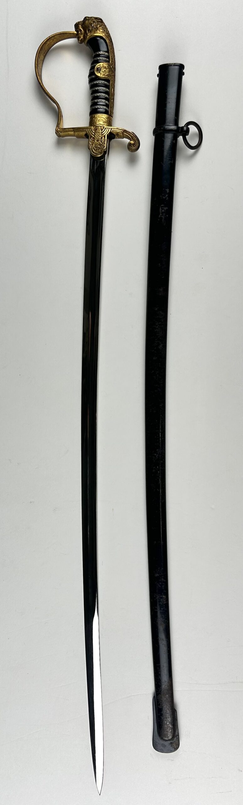 Model 1695 Heer (Army) Officer ‘Lion Head‘ Sword - (Carl Eickhorn)