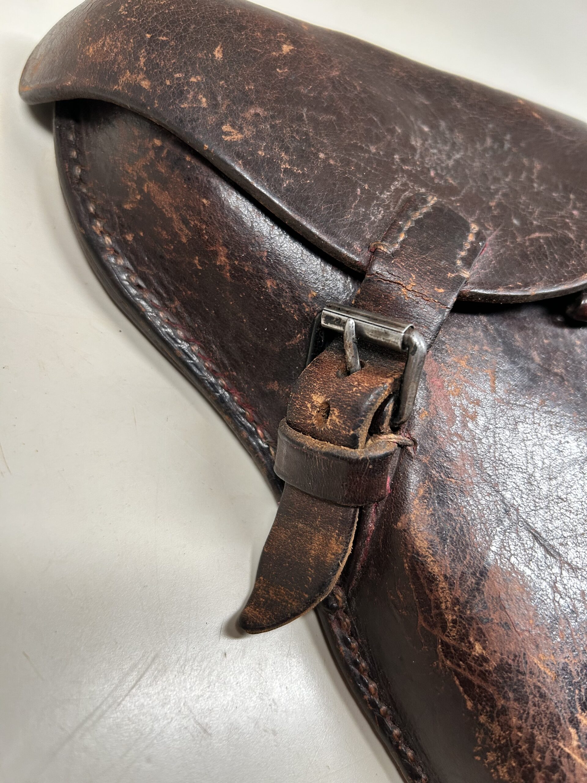 RARE Brown Leather P08 Luger Holster - (Fr. Offermann & Söhne Bensberg 1940) - Image 3