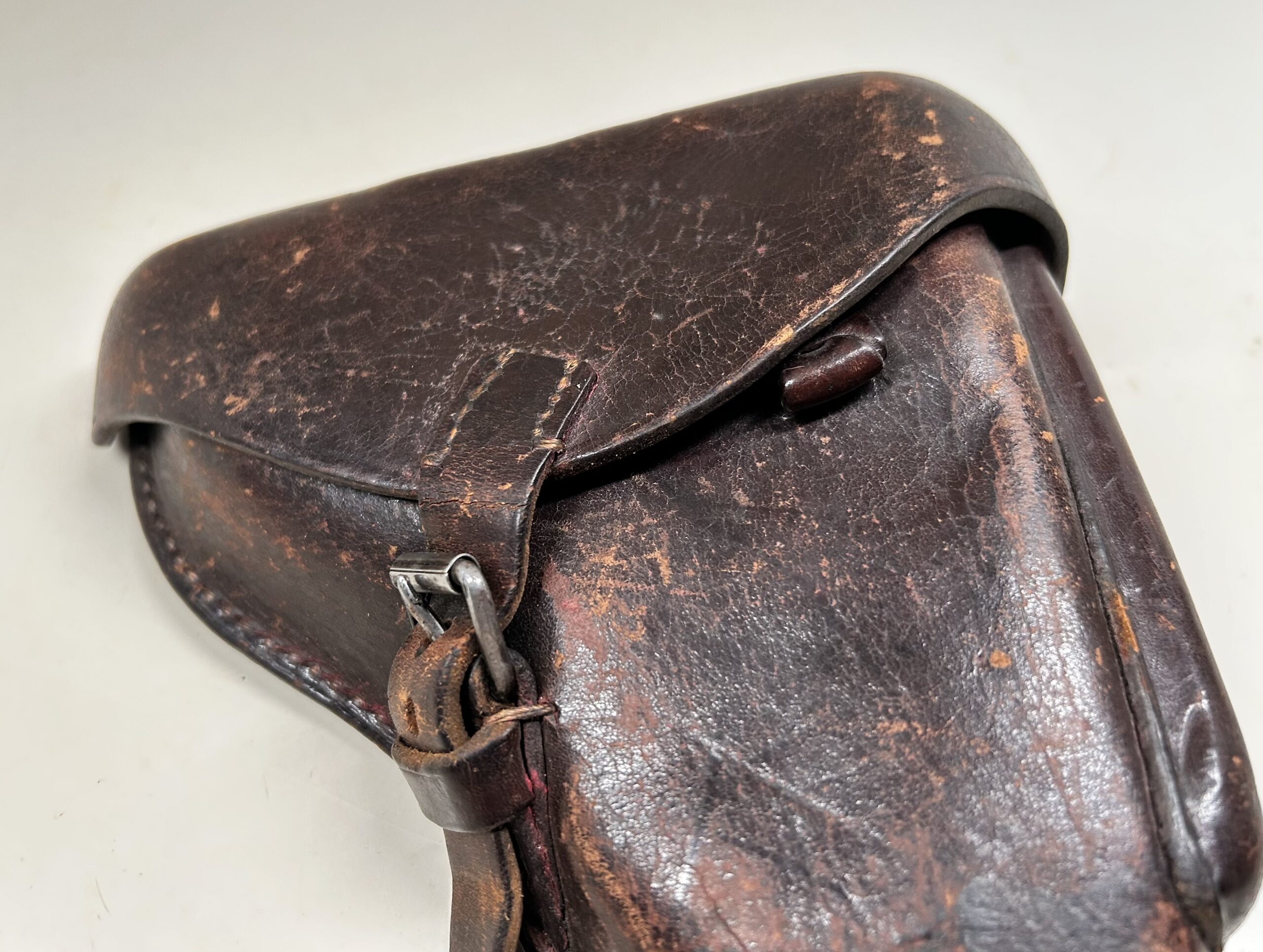 RARE Brown Leather P08 Luger Holster - (Fr. Offermann & Söhne Bensberg 1940) - Image 2