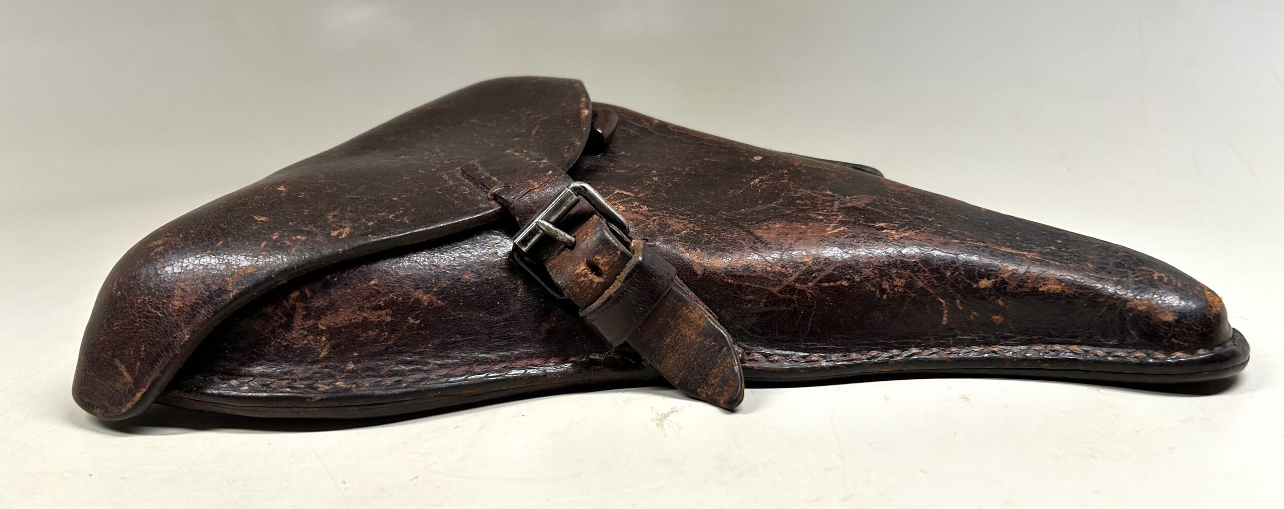 RARE Brown Leather P08 Luger Holster - (Fr. Offermann & Söhne Bensberg 1940) - Image 6