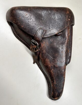 RARE Brown Leather P08 Luger Holster - (Fr. Offermann & Söhne Bensberg 1940)