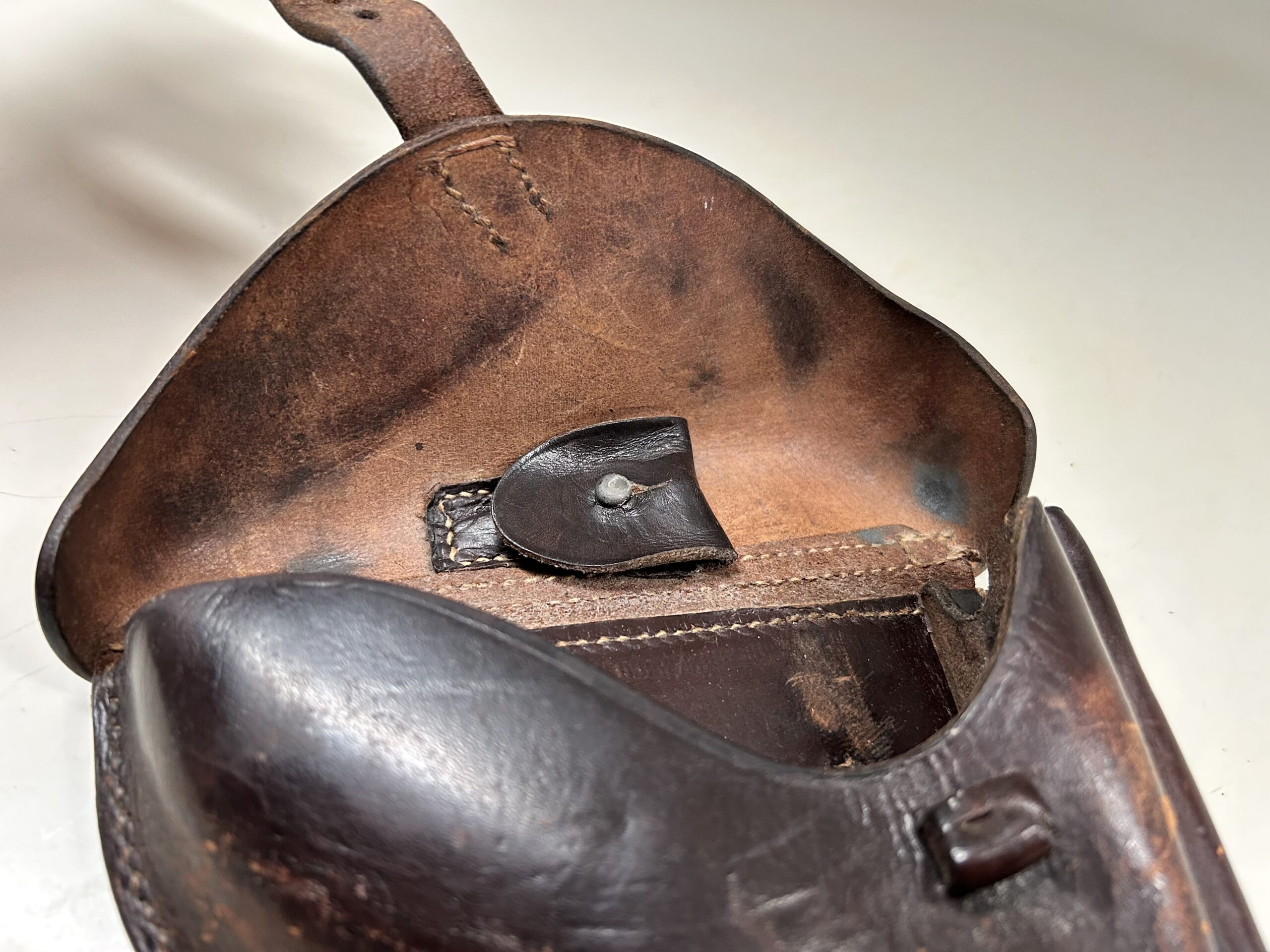 RARE Brown Leather P08 Luger Holster - (Fr. Offermann & Söhne Bensberg 1940) - Image 7