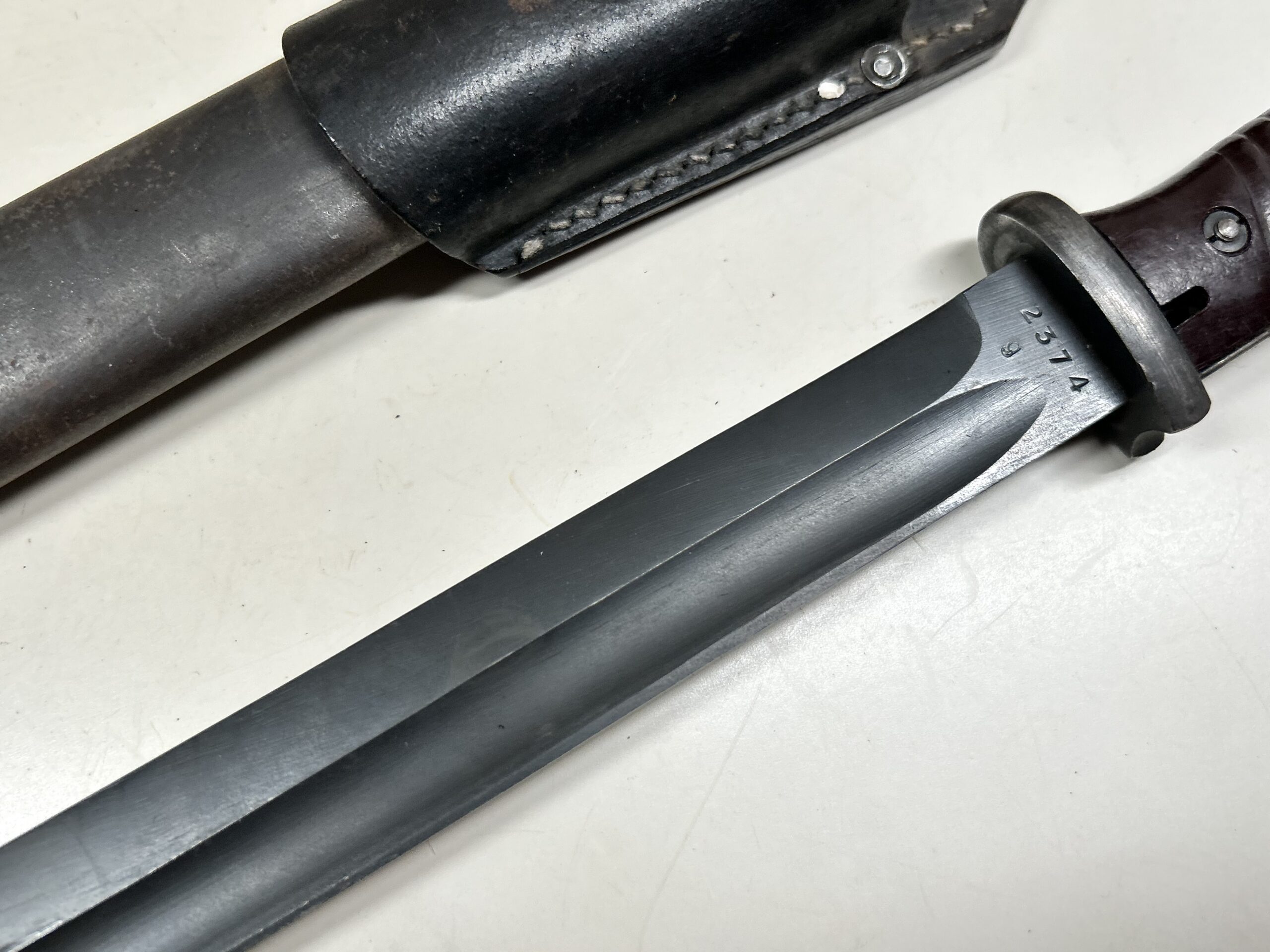 Matching K98 Bayonet w/ Frog - ‘cul’ (Ernst Pack & Söhne) - Image 5