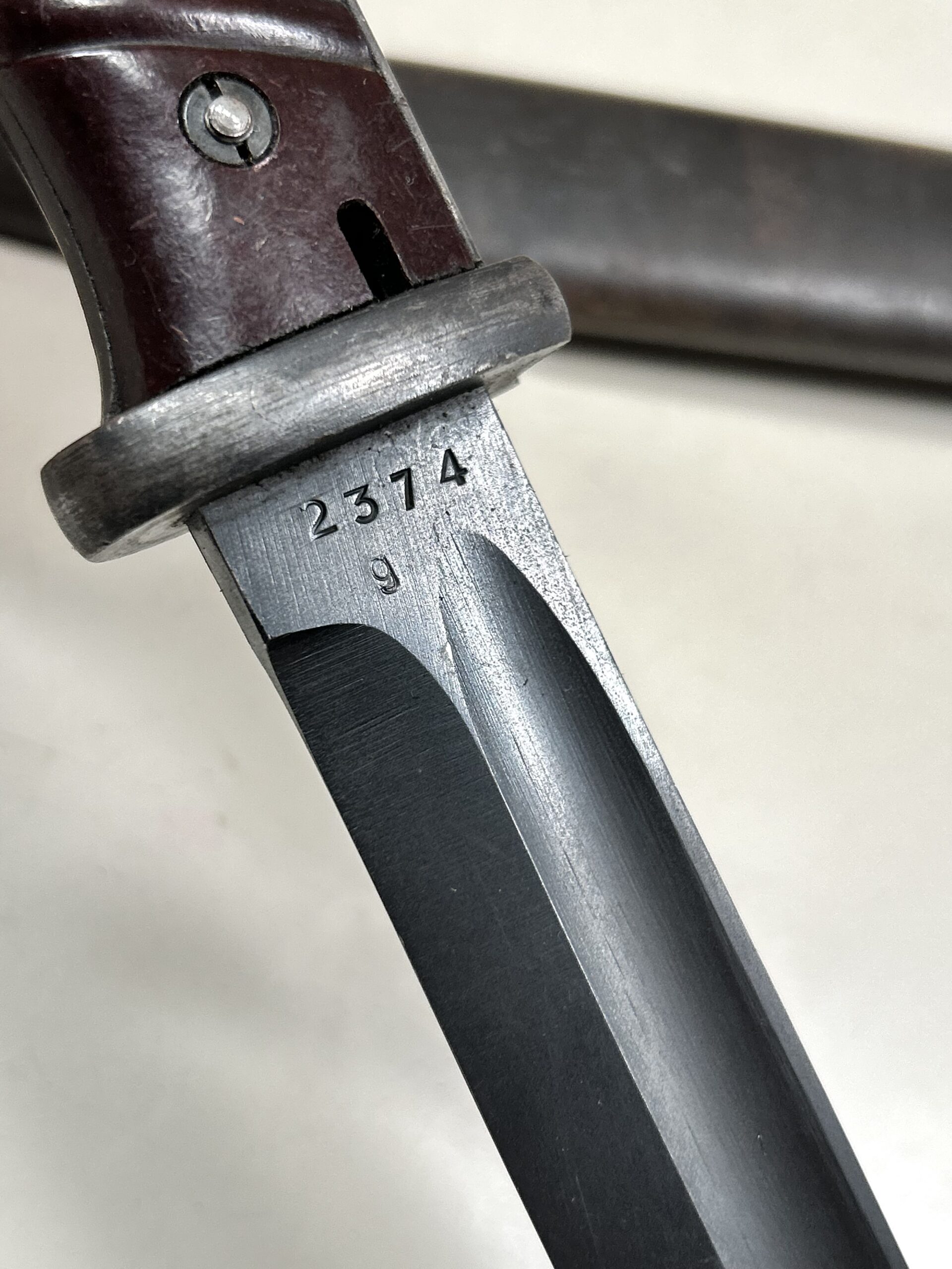 Matching K98 Bayonet w/ Frog - ‘cul’ (Ernst Pack & Söhne) - Image 7