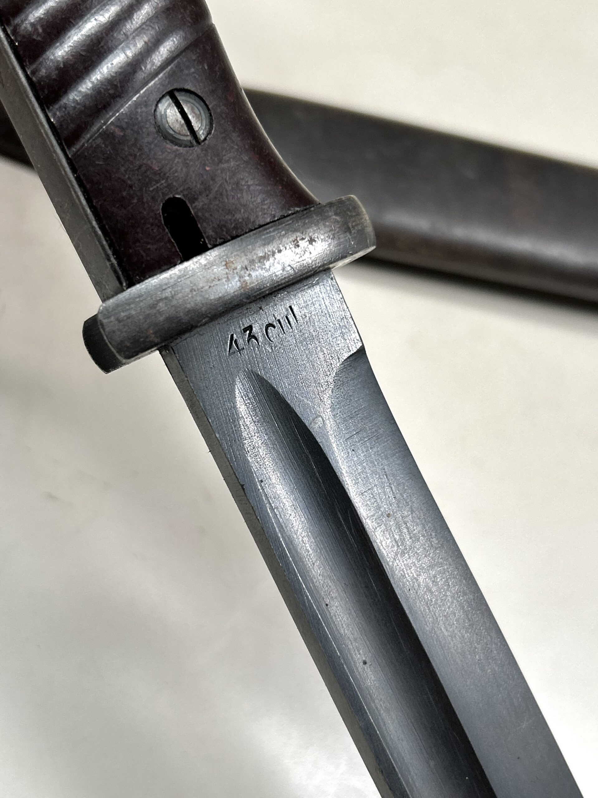 Matching K98 Bayonet w/ Frog - ‘cul’ (Ernst Pack & Söhne) - Image 8
