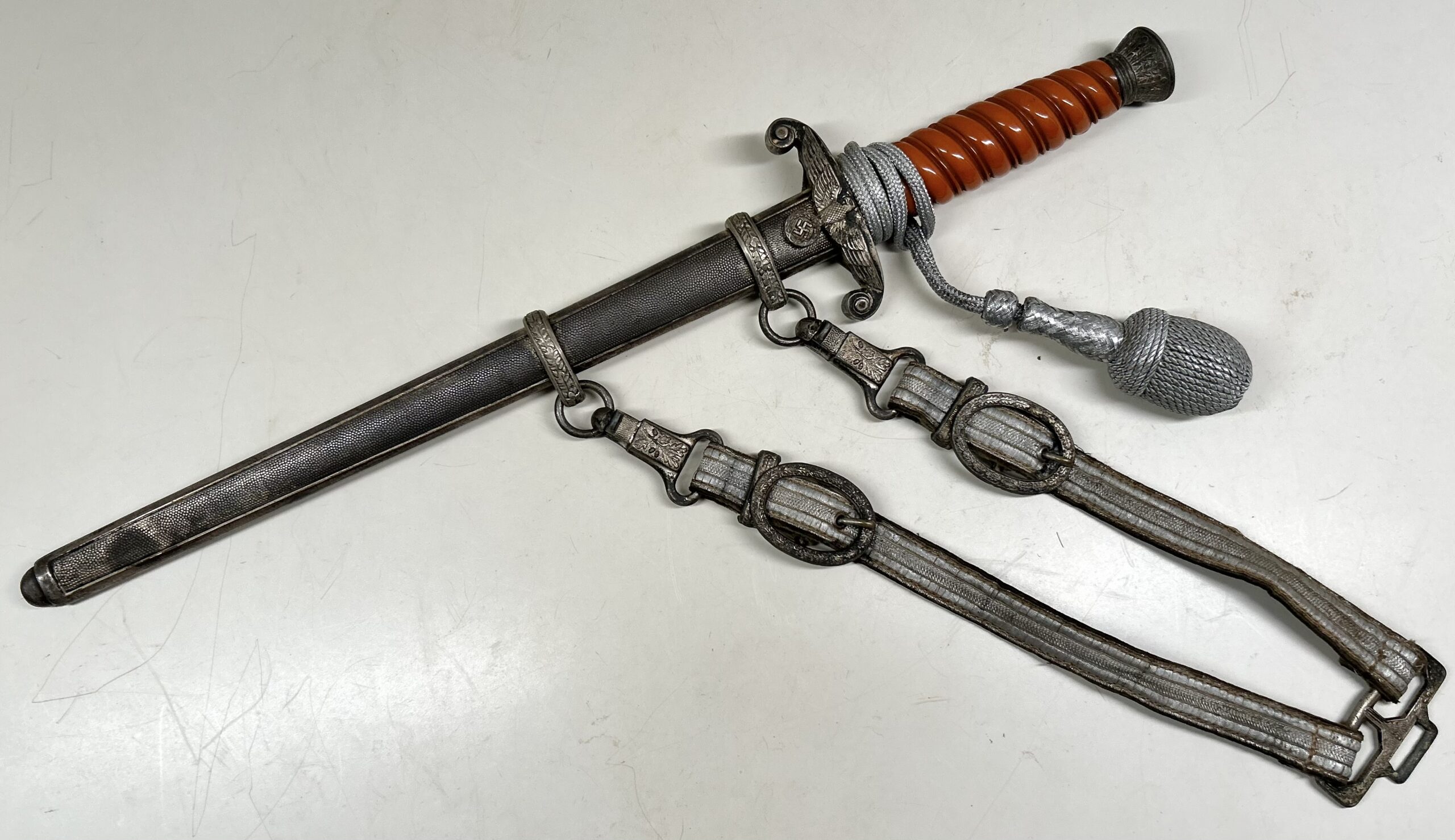 Complete Early ‘Slant-Grip’ Heer (Army) Dagger Set - (E.& F. Hörster) - Image 2