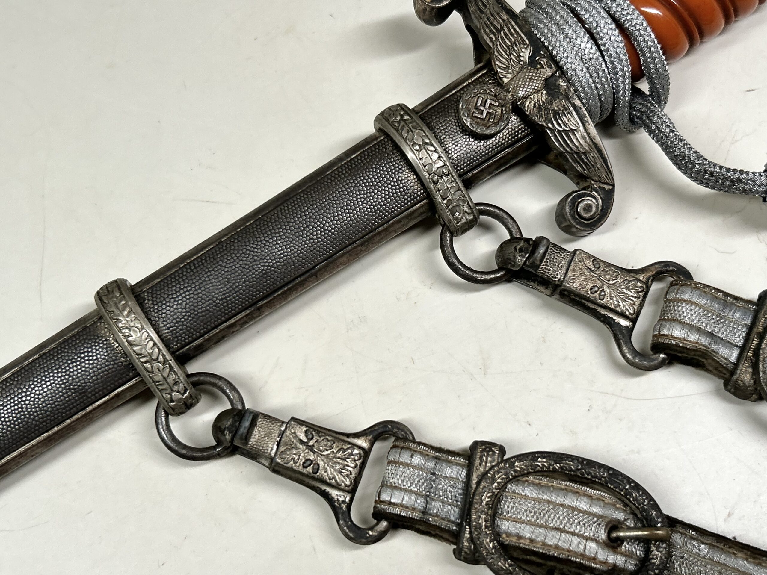 Complete Early ‘Slant-Grip’ Heer (Army) Dagger Set - (E.& F. Hörster) - Image 3