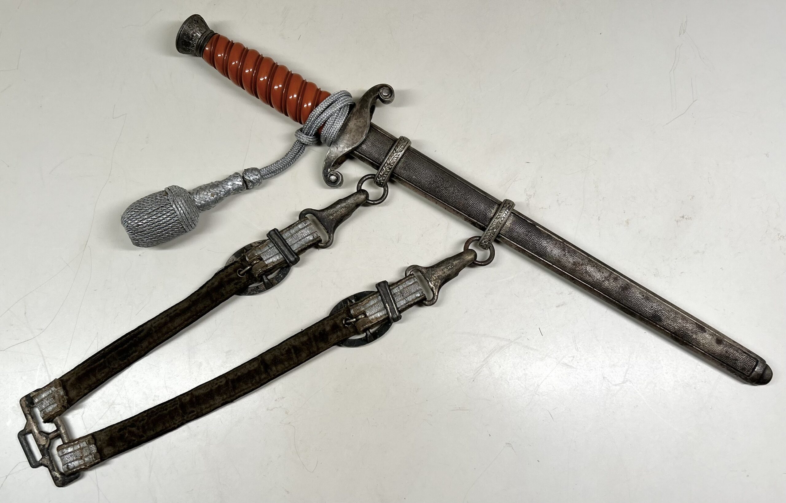 Complete Early ‘Slant-Grip’ Heer (Army) Dagger Set - (E.& F. Hörster) - Image 12
