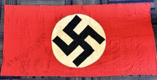 German “War Trophy” Flag Signed by 43rd Field Artillery Battalion, 8th Infantry Division