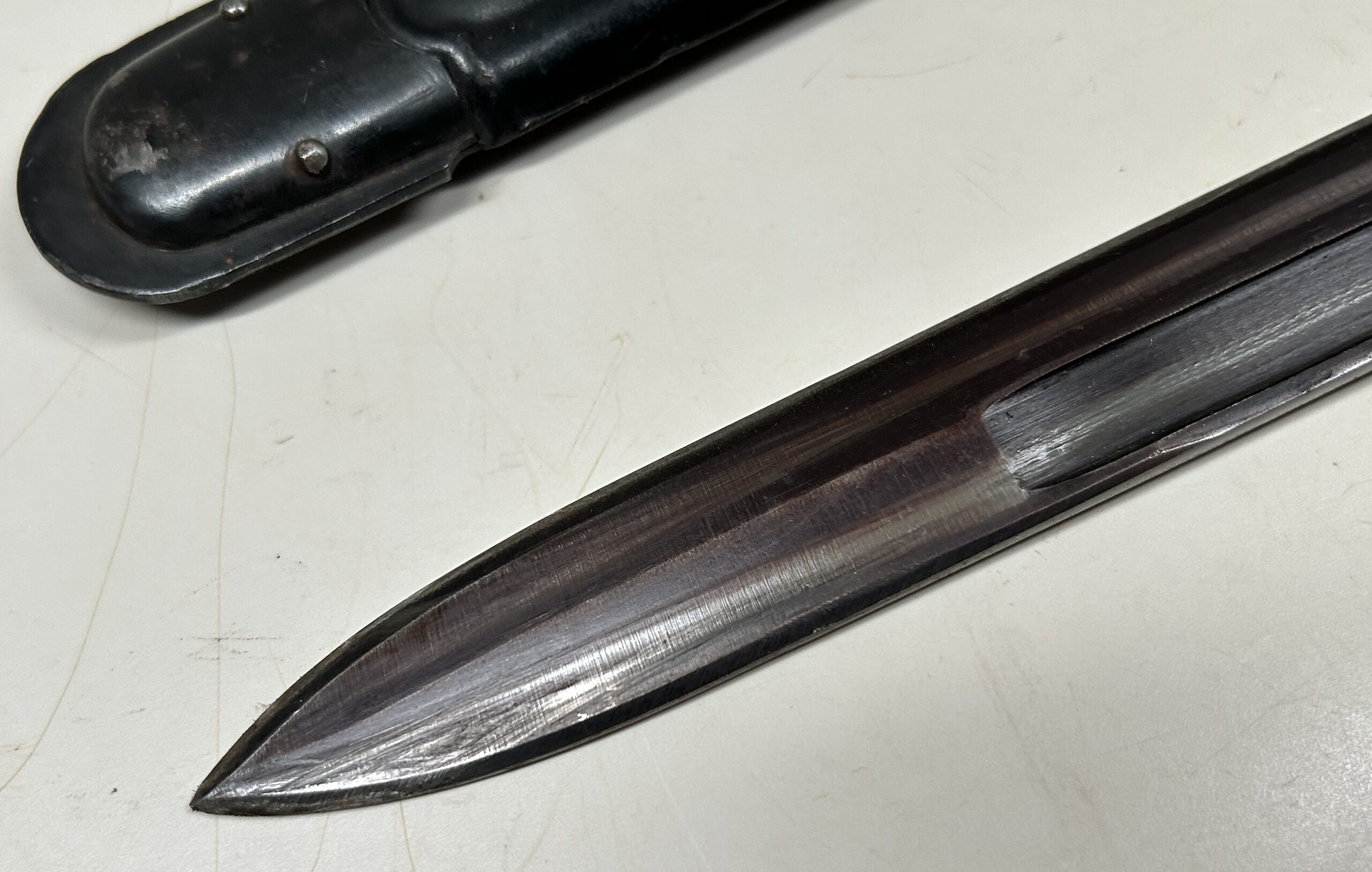 Italian WWII Model 1891 Carcano Bayonet - (MINT) - Image 9