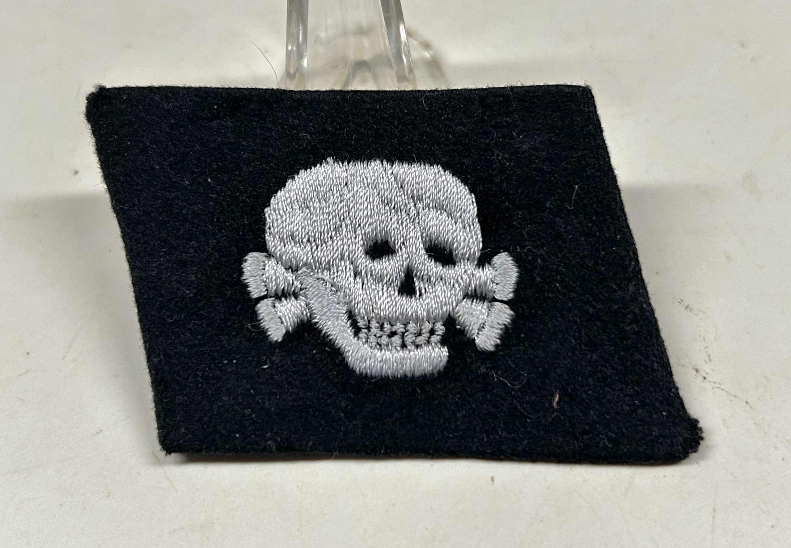 Waffen-SS “Dachau” Totenkopf Collar Tab - (Unissued)