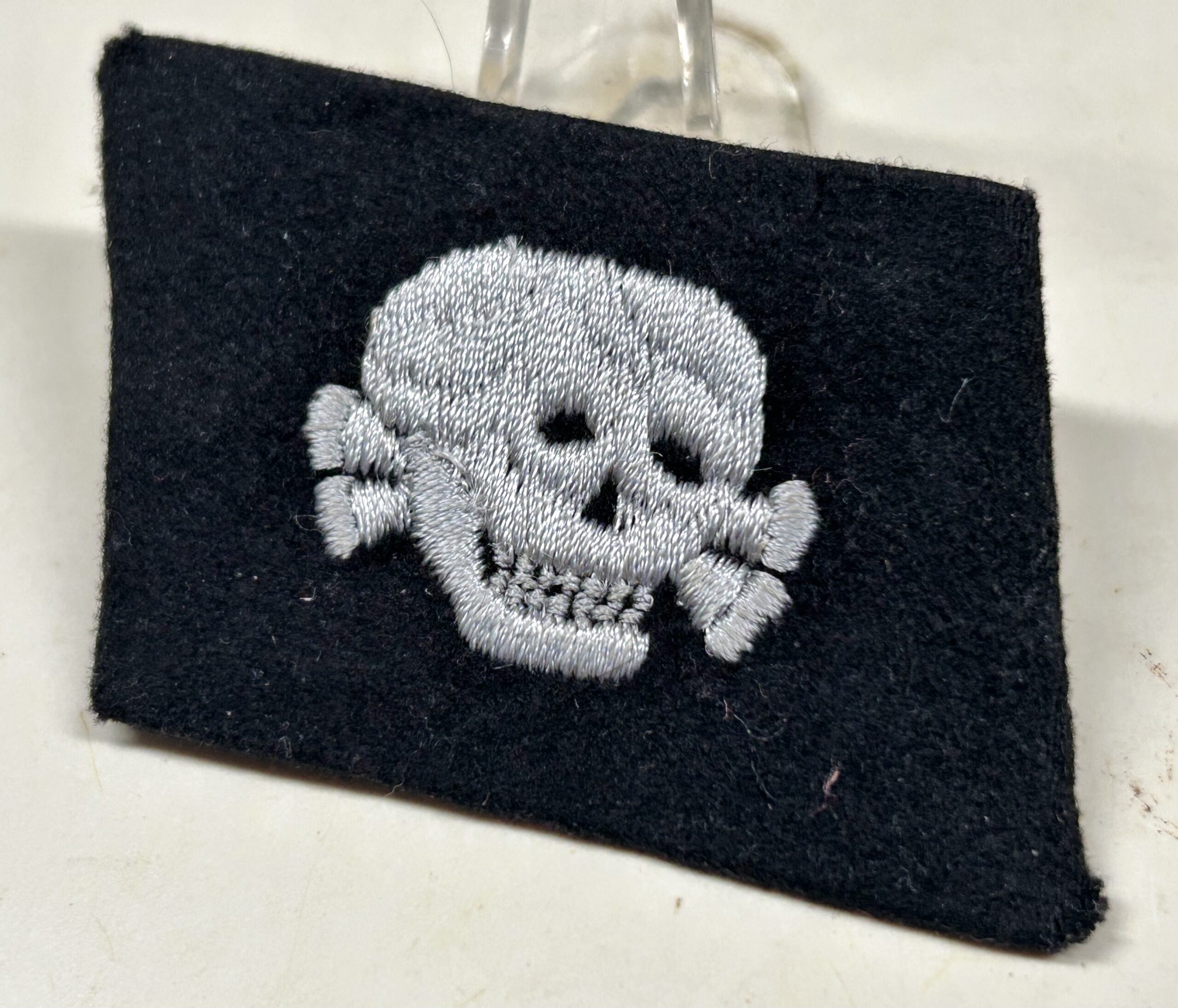 Waffen-SS “Dachau” Totenkopf Collar Tab - (Unissued) - Image 2