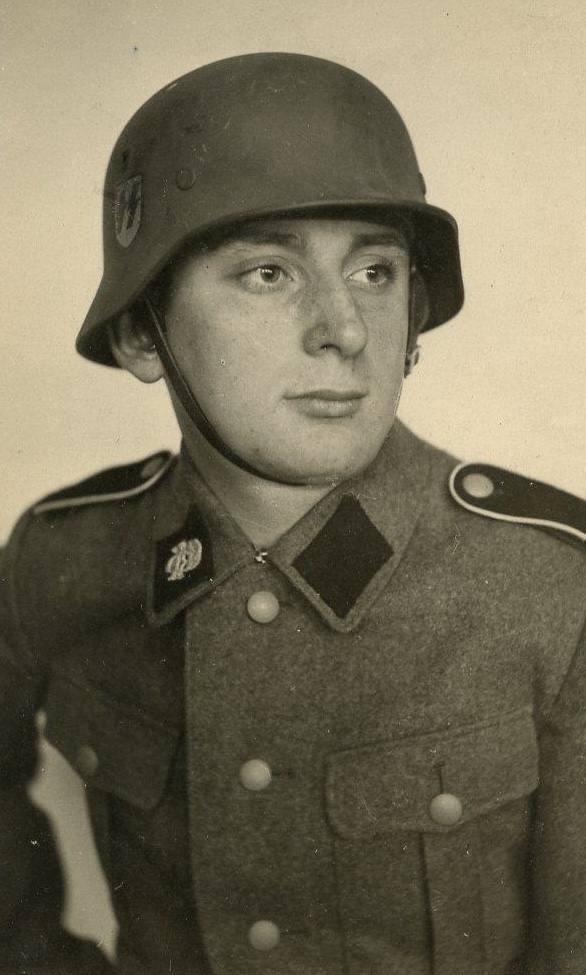 Early RZM Waffen-SS Totenkopf Collar Tab - (Uniform Removed) - Image 2