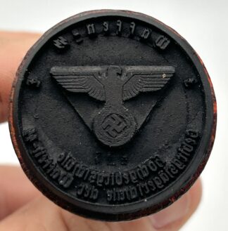 Original Ink Stamper for Waffen-SS-Alpine Training Facility and Prisoner Camp