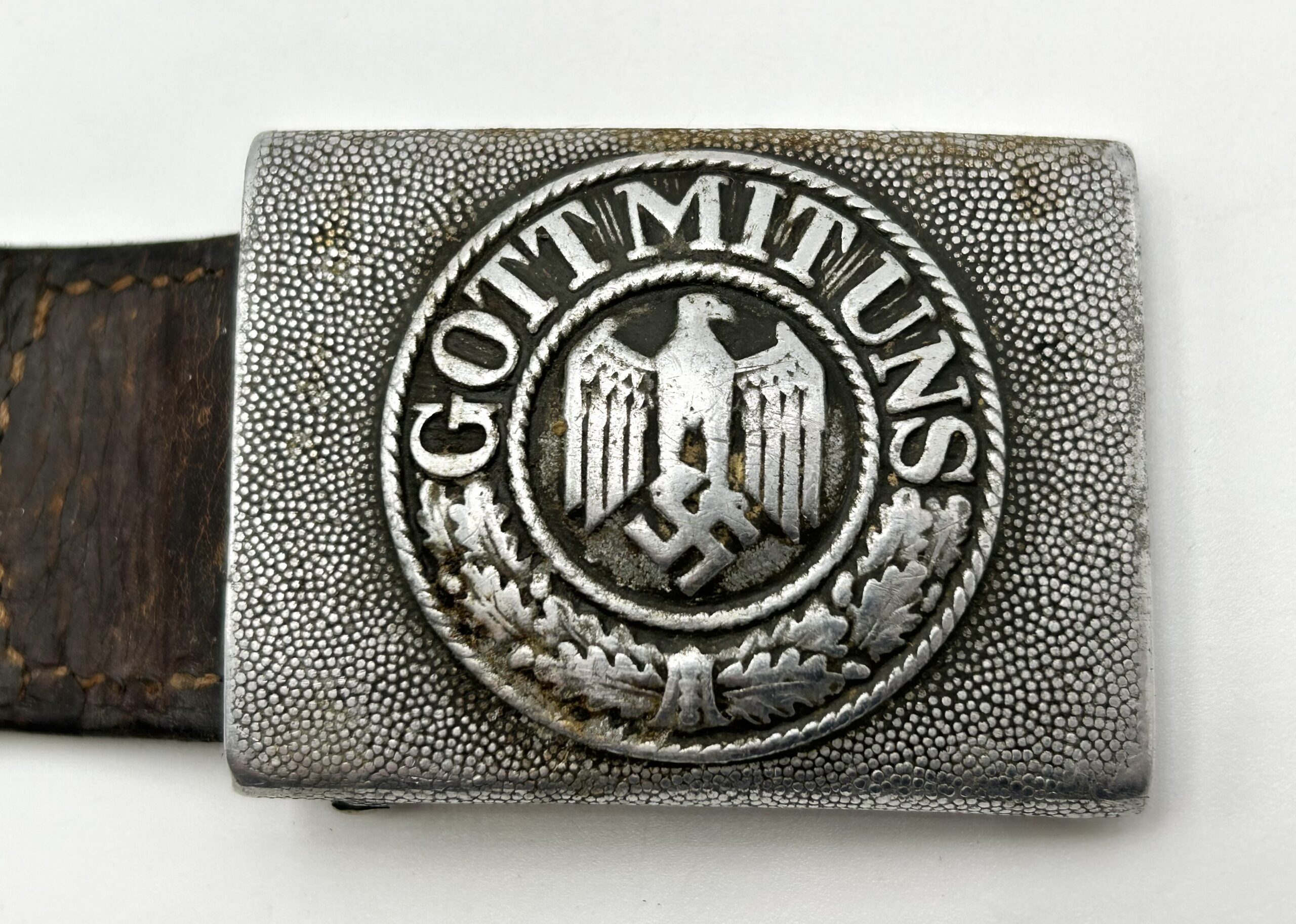 Very Early 1936 Heer (Army) Belt Buckle - (Schmöle & Co., Menden) (Copy) - Image 3