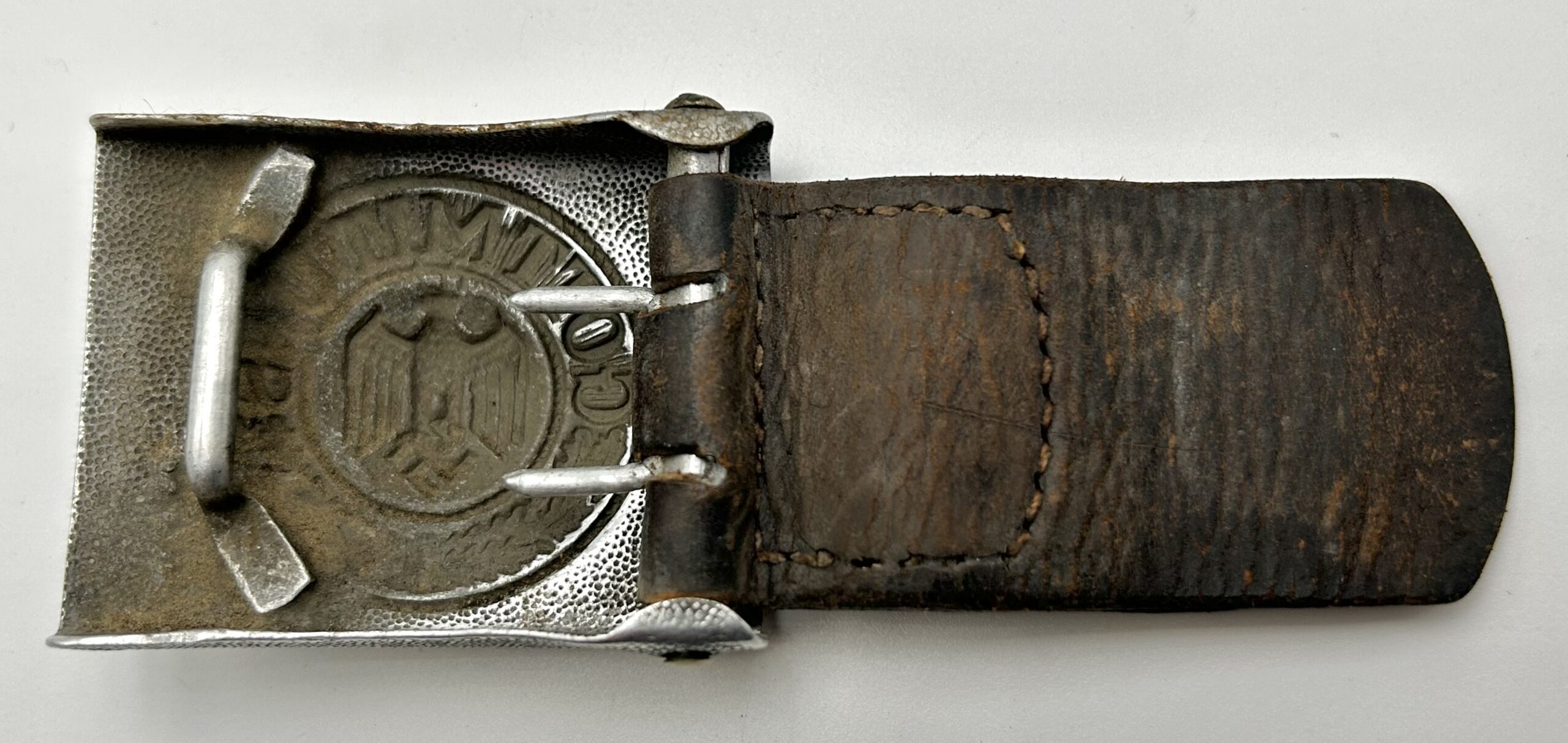 Very Early 1936 Heer (Army) Belt Buckle - (Schmöle & Co., Menden) (Copy) - Image 4