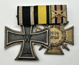 WWI German Ribbon Bar Set