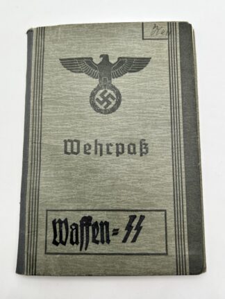 Identified Waffen-SS ‘Totenkopf’ Soldier KIA Wehrpass